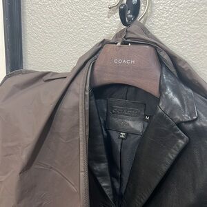 Black soft leather jacket